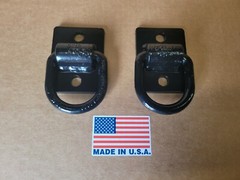 Bolt On D Ring Grab Hooks For Loader Tractor Bucket Heavy Duty Steel Pack Of (2)