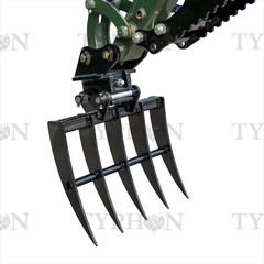 Rake Attachment for 2.5–3T TYPHON TERROR XXV Diggers | Compact Landscaping Rake