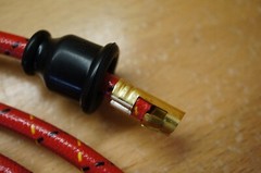 Red Cloth Copper Core Spark Plug Wire IH International Farmall H Super H 300 350
