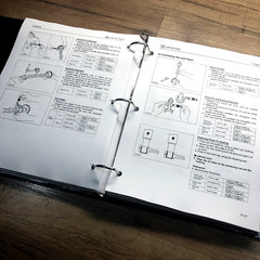 Kubota L2250 L2550 L2850 Tractor Service Repair Manual Shop Book In Hard Binder