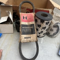 Box of International Harvester Parts – Farm Implement Parts