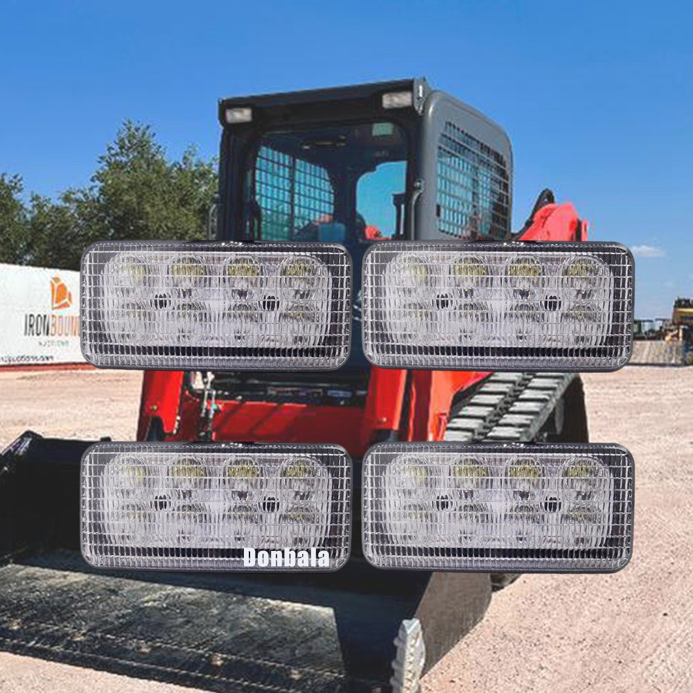 LED Work Lights Headlight for Kubota SVL65 SVL75 SVL90 SVL95 SVL95-2 SVL75-2C