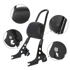 For Harley Sportster 1200 883 04-UP Detachable Passenger Sissy Bar Backrest Pad