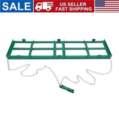 Drag Harrow Driveway Grader 72×20 inch, Driveway Drag for Gravel with 6 FT Chain