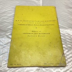 1955 Lawn-Boy Owners Manual Model C10 Iron Horse Engine 18” & 20”