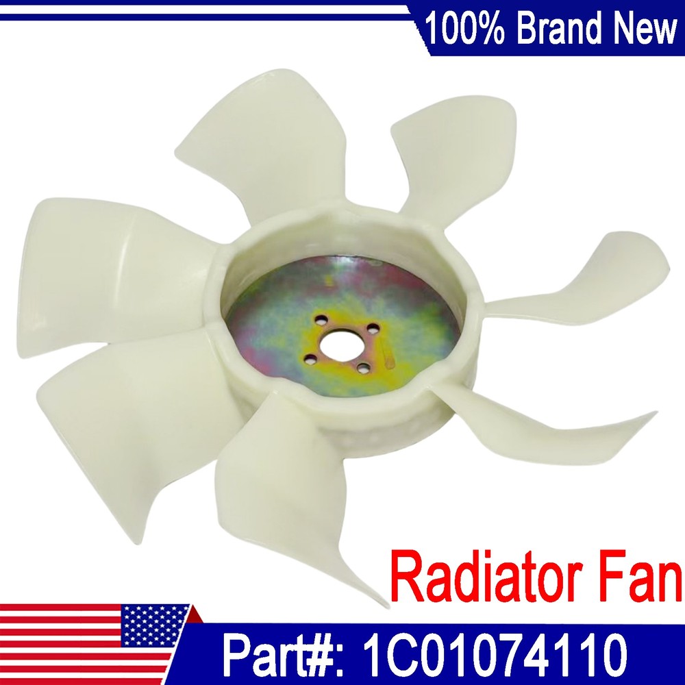 Radiator Fan 1C010-74110 For Kubota V3300 V3600 V3800 M105SC M6800 M8200 Engines