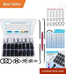 Complete 1200Pcs Nitrile O-Ring Kit – Versatile 24 Size Set for Leak Prevention