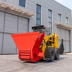 Concrete Crusher Rock Stone Asphalt Brick Block Crusher Breaker Bucket Skid Stee