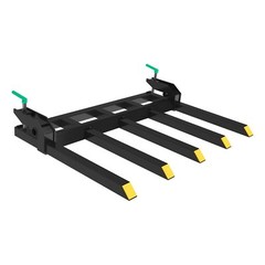 48/60″ Clamp On Debris Forks to Bucket 2500 lbs Heavy Duty Clamp-On Pallet Fork
