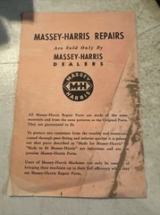 1950 Massey Harris No. 31 Tandem Tractor Disc Harrow Set Up/operate Instructions