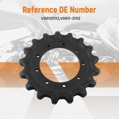 V0611-21112 Drive Sprocket Undercarriage Part 17 Teeth For Kubota SVL95