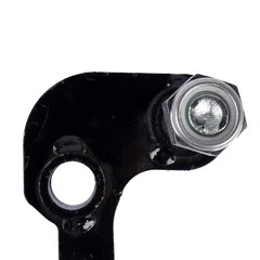 Single L-shaped Bracket fits for Mini Excavator Hydraulic Clip Thumb Three Holes