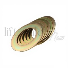 6pc 55 x90 x2mm Bucket Pin Shim Iron Excavator Skid Steer For Cat Bobcat Komat