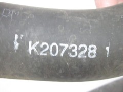 New Case David Brown Upper Radiator Hose for 1294 and 1394 with Air Conditioning