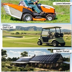 50Ah 48V LiFePO4 lithium Battery 50V 2560Wh BMS For Solar RV Marine Golf Cart