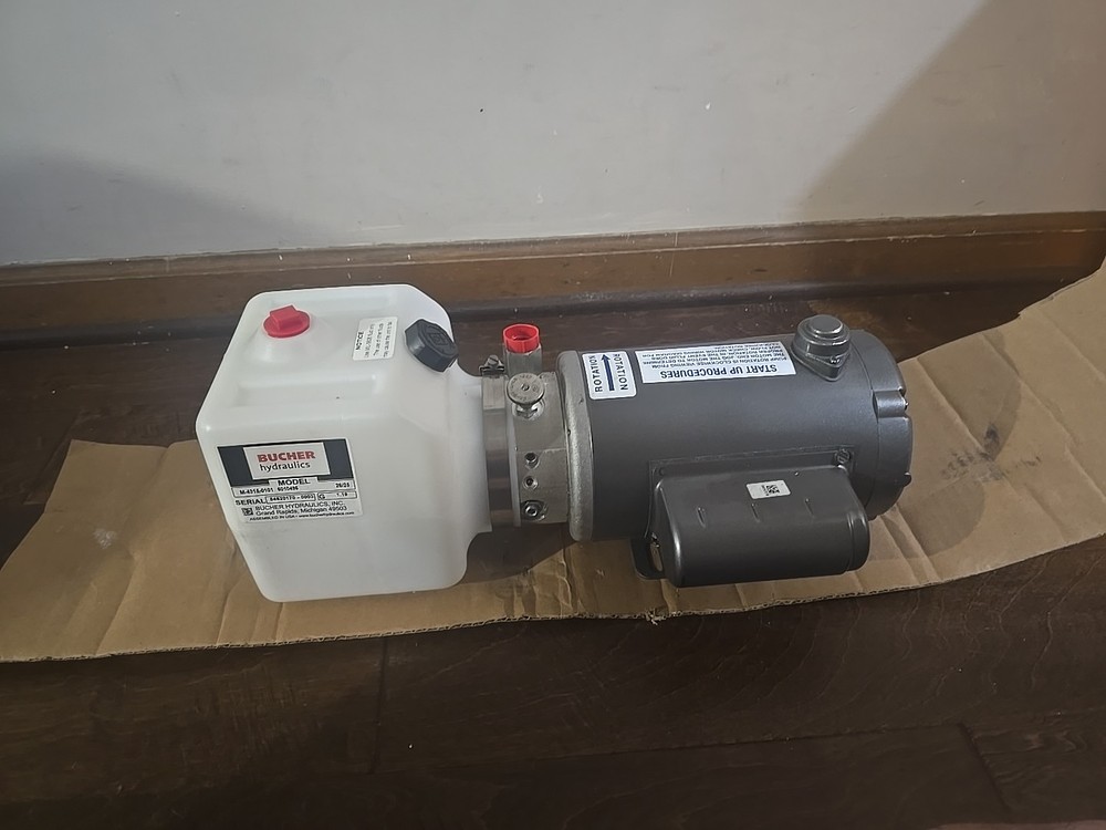 NEW Bucher Hydraulic Power Unit M-4315-0101, 1 HP