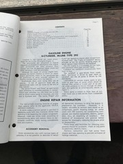 GENERAL MOTORS GM X-6A-02B Truck Unit Repair Manual Gasoline Engine 6 Cylinder