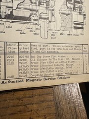 Allis-Chalmers Fm Magneto FMJ4A FMJ4B Parts Field Service Adjustment Manual