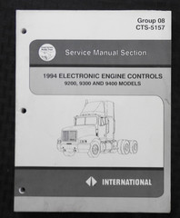 INTERNATIONAL NAVISTAR 9200 9300 9400 Semi Truck Tractor Service Manuals