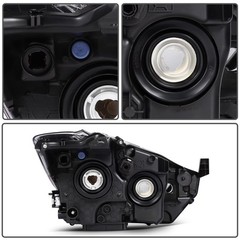 Halogen Black Clear Headlight Driver Side 2017-2020 Nissan Kicks 26060-5RL0A
