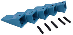 5PK X156L Long Bucket Teeth + 156LPN Long Pins Compatible with Takeuchi TB135 TB