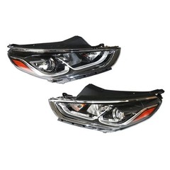 Halogen Headlights 2018-2019 Hyundai Sonata Eco Limited Sport SE LH RH