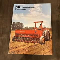 Vintage 1978 Massey Ferguson Grain Drills Sales Brochure Catalog
