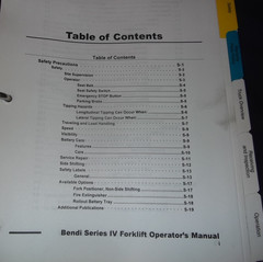 BENDI IV SERIES B25-4 B30-4 B35-4 B40-4 B45-4 FORKLIFT SERVICE REPAIR MANUAL