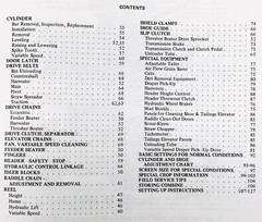Allis Chalmers Gleaner K Self Propelled Combine Owners Operators Manual