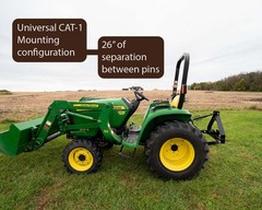 IMPACT IMPLEMENTS® Hitch Hauler for Category 1 Tractors