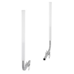 2PCS Adjustable Boat Trailer Guide Poles Rustproof Galvanized Steel with PVC