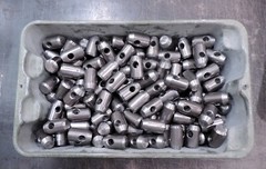 John Deere Quick Attach Weld Bracket Loader Bucket Bottom Pins Lot of (2) USA