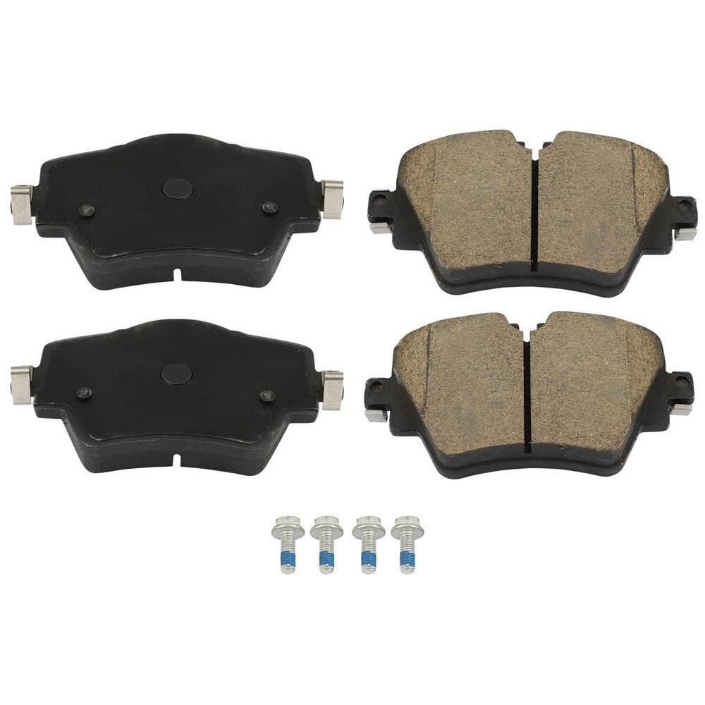 Front Ceramic Disc Brake Pads 4PCS D1892-9120 w/Hardware