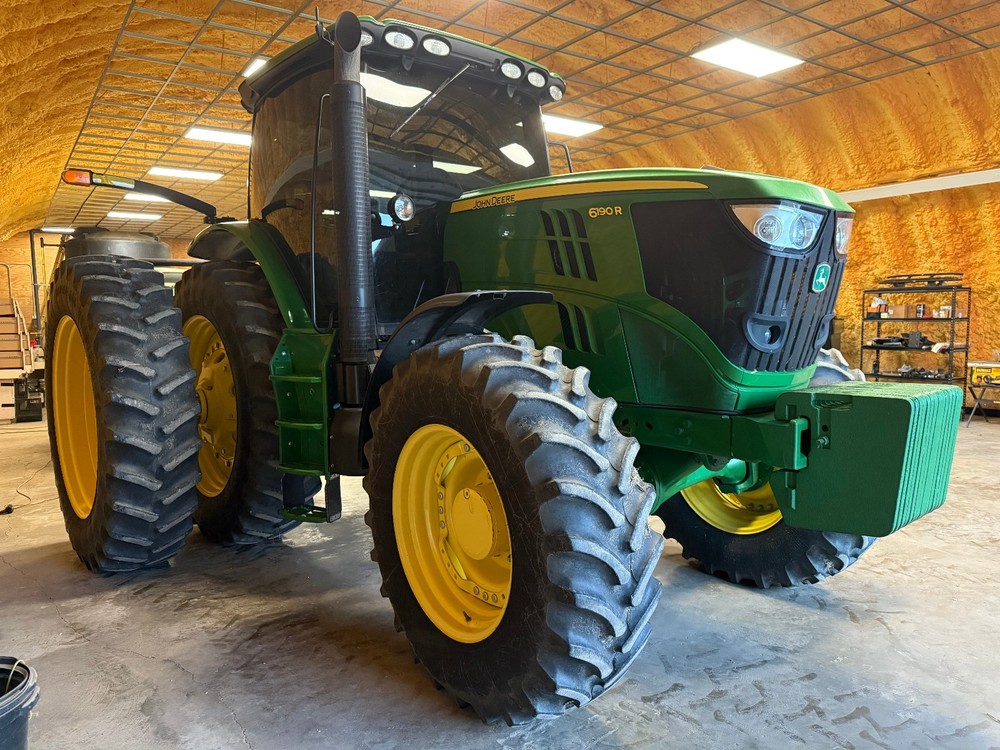 2012 John Deere 6190R Tractor — RARE — Low Hours and Pre-Def