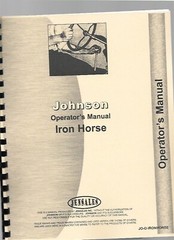 Johnson Iron Horse Engine Operators Owners Manual 1935