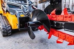 Mini Skid Steer and Farm Tractor Usage Attachment Digging Hydraulic Trencher