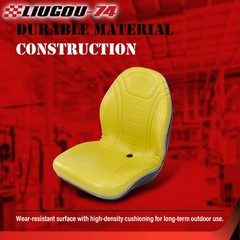 Yellow High Back Seat AM879503 Fit For John Deere 4100 4115 425 445 455 Tractor