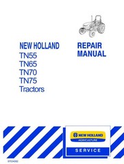 New Holland TN55, TN65, TN70, TN75 Tractor Service Manual Repair Shop Book