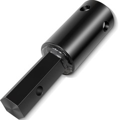 23-062 Heavy Duty Auger Adapter 2-9/16″ Female Round to 2″ Male Hex Auger