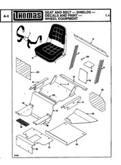 Tractor Service Parts Manual Fits Thomas T-173 Skid Steer LK000101 To LK00055