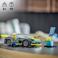 LEGO City Electric Sports Car 60383, Toy for 5 Plus Years Old Boys and Girls, Ra