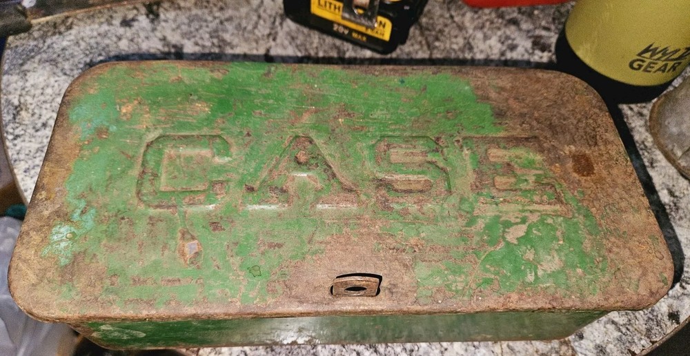 OEM Case Tractor Embossed Lid Tool Box SC DC S SI SO Ji Case Box