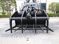 Grapple Grabber mini skid steer loader attachments for TYPHON STOMP SKID STEER