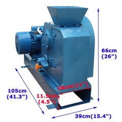 Jaw Crusher Rock Crush Machine 500-3000kg/h Pulverizer for Ore Coal Stone 220V
