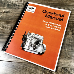 Continental Z129 G157 G193 G4193 Gas Engine Service Manual Repair Shop Workshop