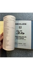 Behlen Mfg 1971 Sales Price Manual Partscat Nebraska Ag Buildings Steel