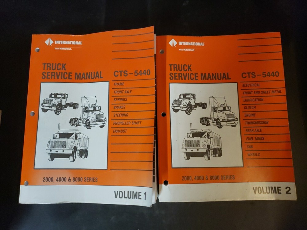 1993 1994 International TRUCK CTS 5440 2000 4000 8000 Service Shop Repair Manual