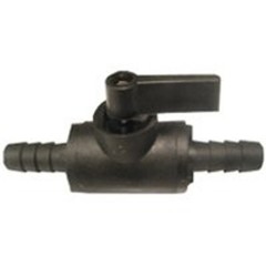 Valley Industries PBV-38HB-CSK Hose Valve, Hose x Barb, 150 psi Pressure, Polypr