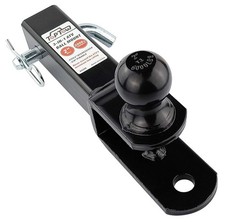 TOPTOW ATV/UTV Trailer Hitch 2-Inch Ball Mount, Clevis Pin, Universal Fit