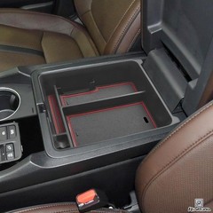Center Console Organizer Compatible with 2023 2024 Vehicles, Access Color: Red